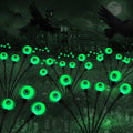 BeHiller BGYQG001 2-Pack 12-LED Solar Eyeball Garden Lights – Green