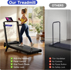 YPOO M4138L Walking Treadmill – Dark Black – product detail