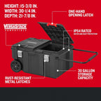 CRAFTSMAN CMST17870 30-Gallon VERSASTACK Rolling Tool Chest – Black, Red – product detail