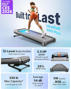MERACH Under-Desk Walking Treadmill – Silver – product detail