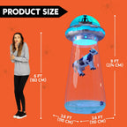 Joiedomi 9-Foot Halloween UFO & Alien Inflatable – Blue – product detail