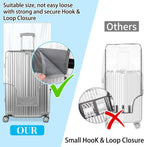 Yotako TJO543-30 Luggage Cover – 30inch, 90%clear 10%grey – 90%clear 10%grey / 30inch – product detail