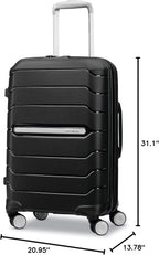 Samsonite 78257-1041 Hardside Suitcase – Checked-Large Spinner, Black – Black / Checked-Large Spinner – product detail