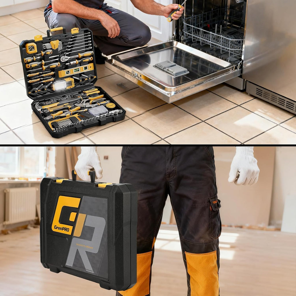 GRENPRO 074191 239-Piece Mechanics and Household Tool Kit – 239PCS Tool Kit – ‎239PCS Tool Kit – product detail