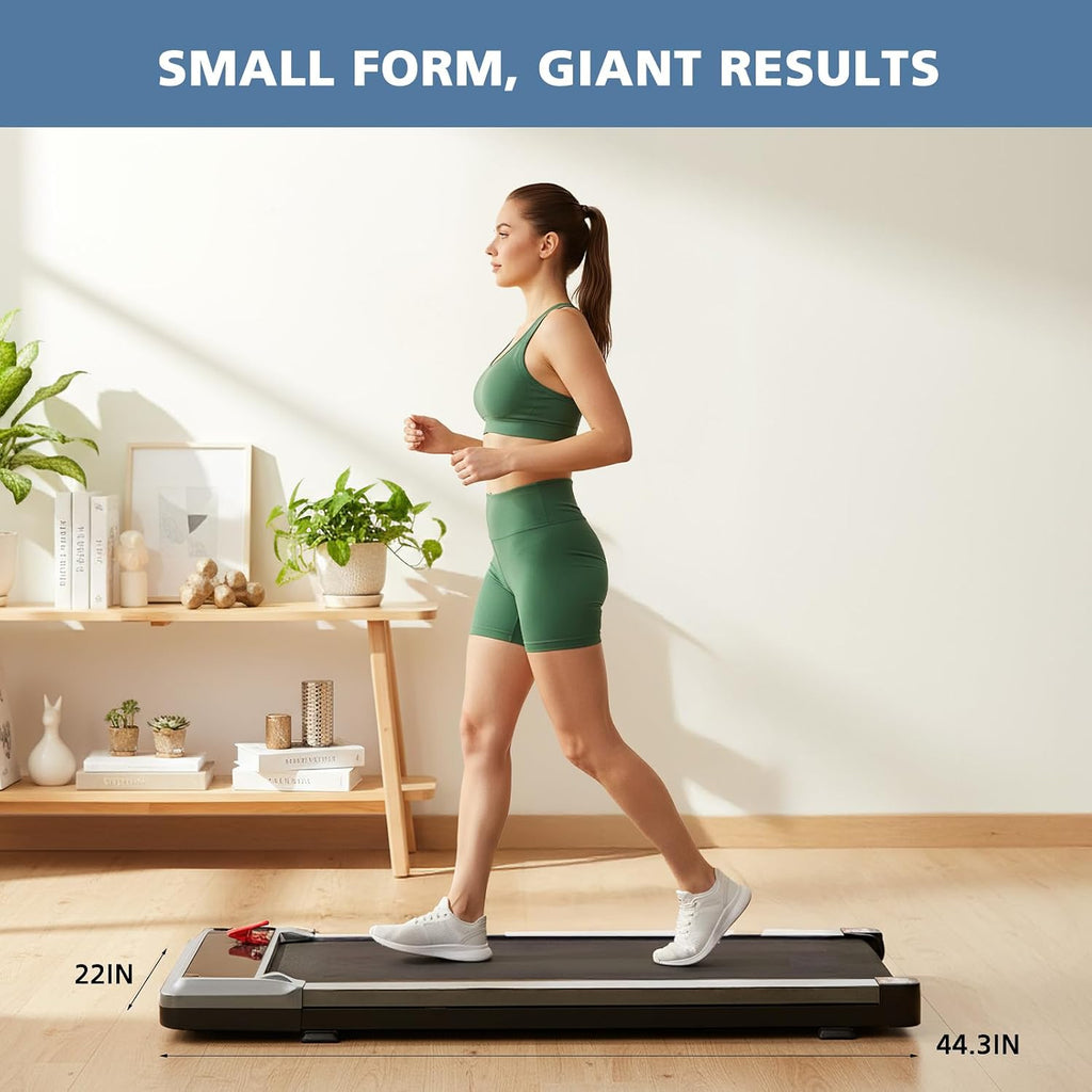 OLIXIS Under-Desk Walking Treadmill – no handle, Silver – Silver / no handle – product detail