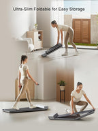 WALKINGPAD WPP1F Under-Desk Walking Treadmill – light gray – product detail