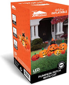 Joiedomi 30003 7-Foot Halloween Pumpkin & Witch's Cat Inflatable – 7FT, Traditional Halloween Orange – Traditional Halloween Orange / 7FT – product detail