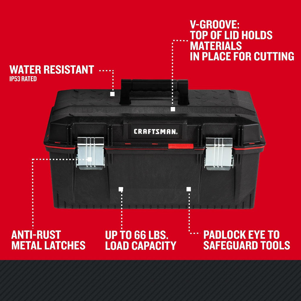 CRAFTSMAN CMST23001 23-Inch PRO Tool Box – Gray or Silver – product detail