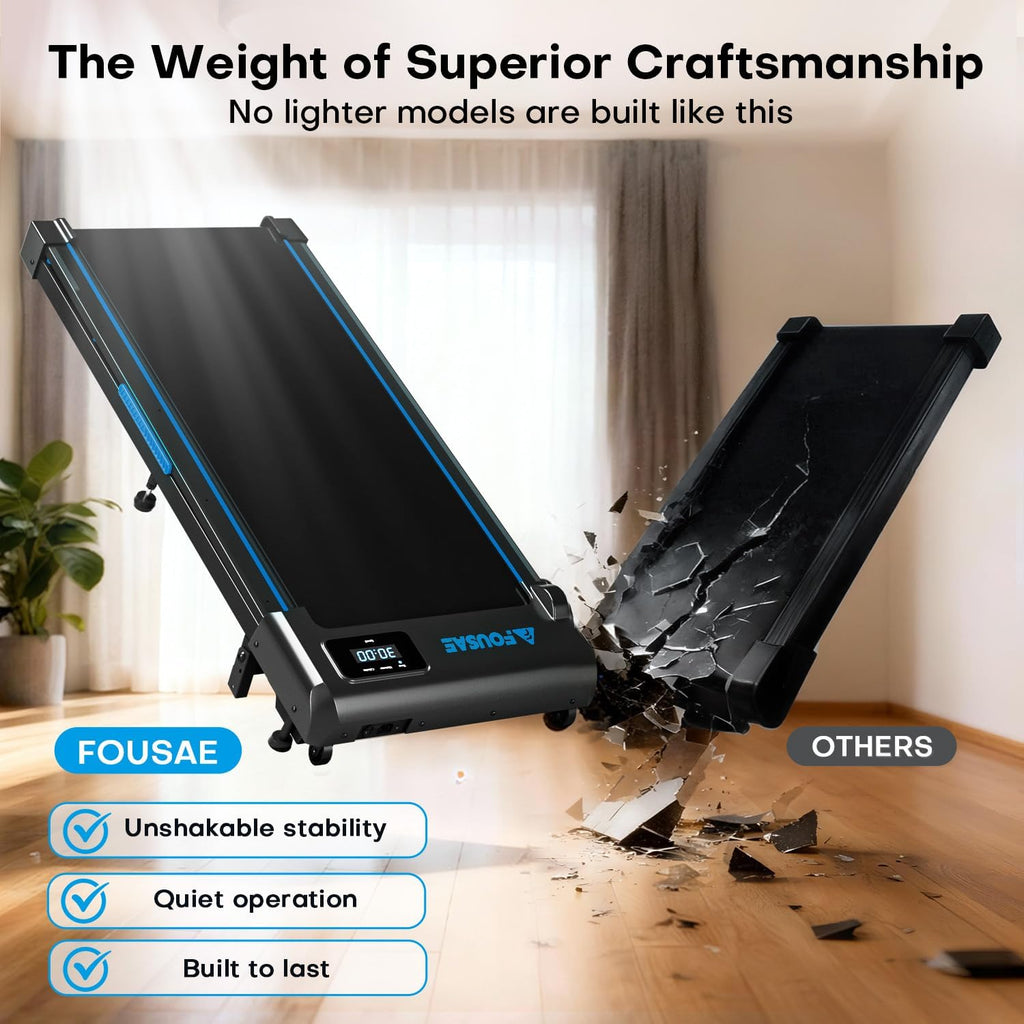 FOUSAE X Under-Desk Walking Treadmill – Deep-Blue – product detail