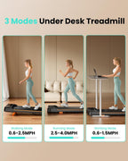 Abonow 3000W Under-Desk Walking Treadmill – Black Orange – product detail