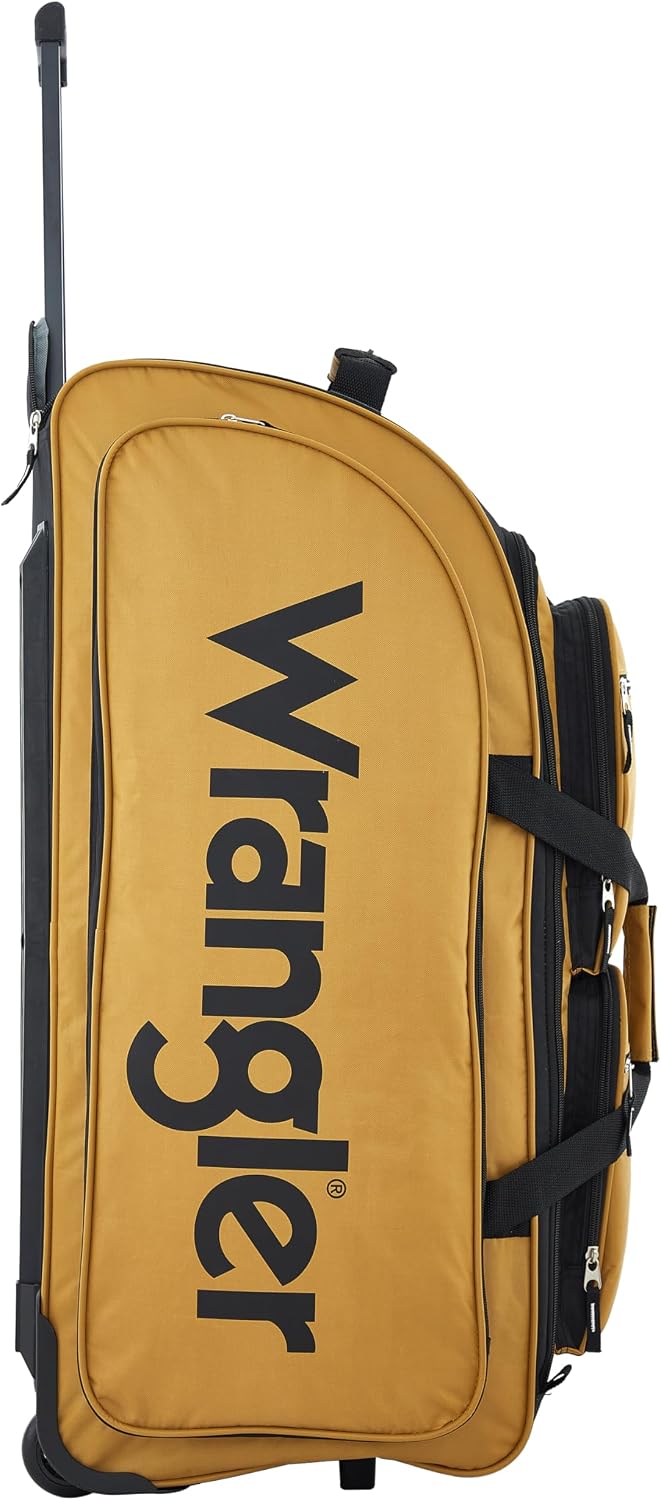 Wrangler Wesley 30-Inch Rolling Duffel Bag – Ambergold – product detail