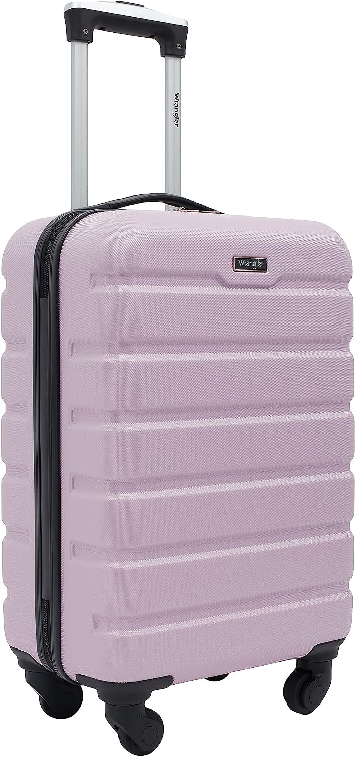 Wrangler Hardside Spinner Carry-On Suitcase – Lilac – product detail