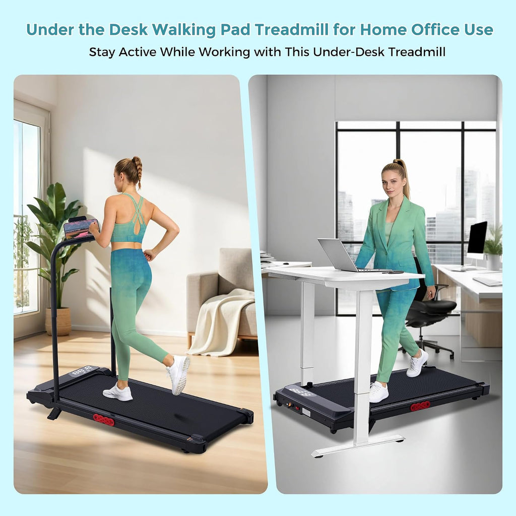 OKAYFOX V301 Under-Desk Walking Treadmill – Black X1 – product detail