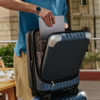 LEVEL8 LA-6576-06T00 Carry-On Suitcase – 20 Inch - Expandable, Blue – Blue / 20 Inch - Expandable – product detail