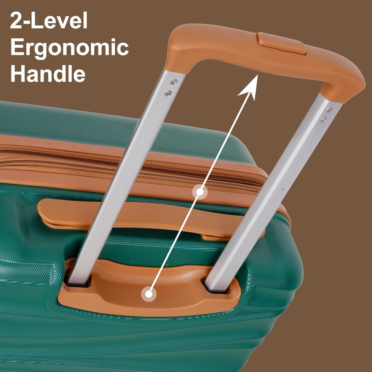 Romswi LGD-4317-RT-1 Suitcase – Medium, Emerald Green – Emerald Green / Medium – product detail