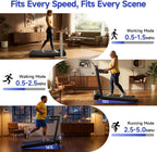 YPOO M4138L Walking Treadmill – Dark Black – product detail