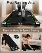 AKLUER 480L-A Under-Desk Walking Treadmill – Light Black – product detail