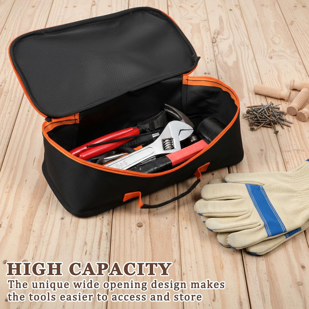 Zelphvt 5507DATD4778 Oxford Fabric Zippered Tool Bag – Black – product detail