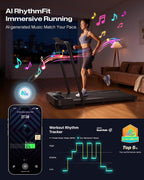UREVO URTM059 Walking Treadmill – Black – product detail