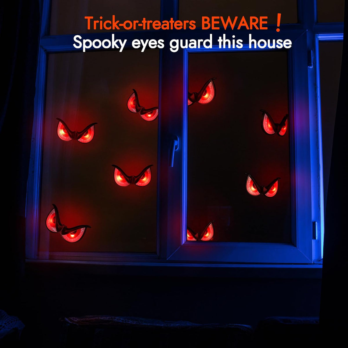 WBao WB-EL52 LED Halloween Glowing Eye Decorations – 5 Packs, Red – 5 Packs / Red – product detail