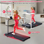 Potupus V300-DYV Under-Desk Walking Treadmill – Black-A1 – product detail