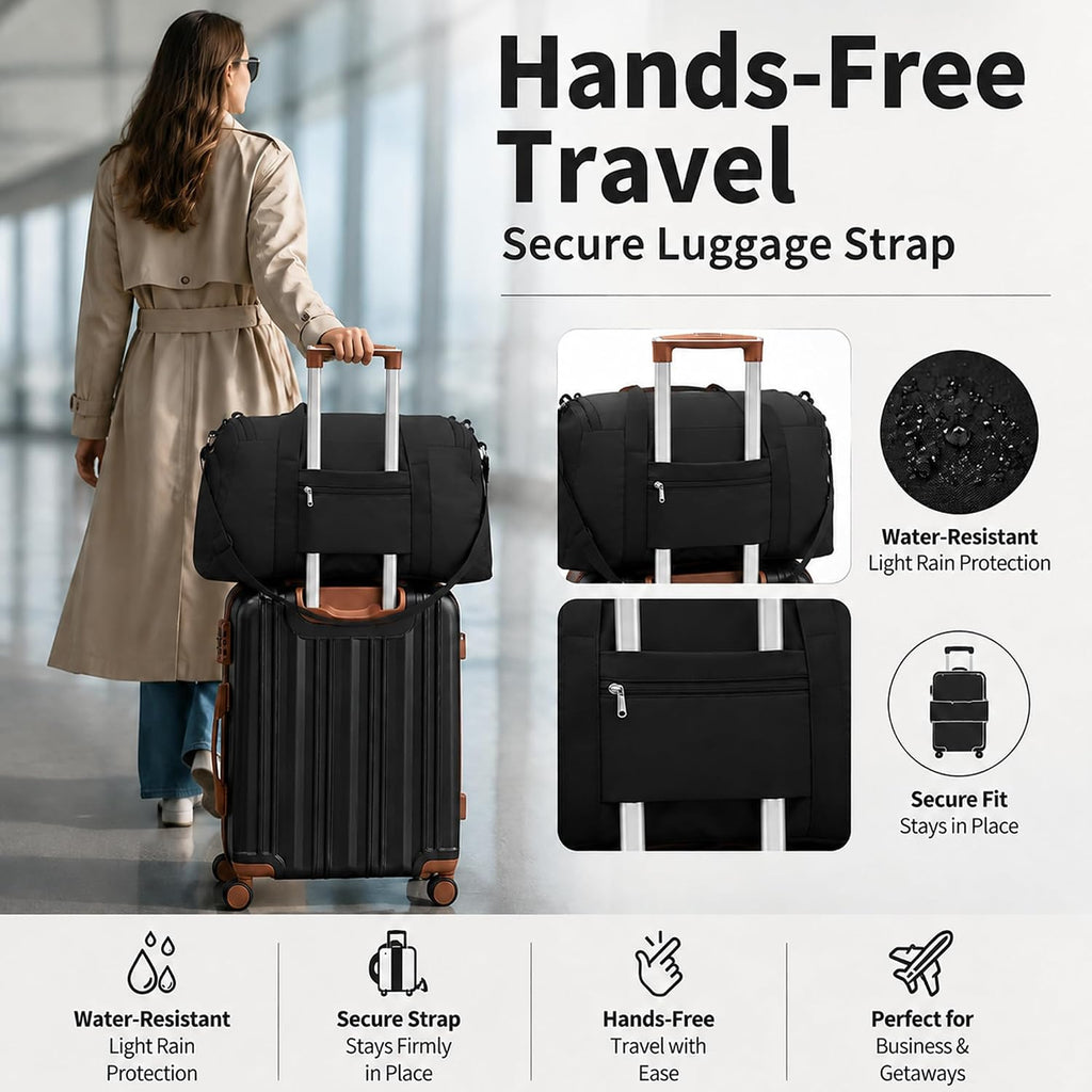 CONCEPTEN C5 Hardside Luggage Set – Black – product detail