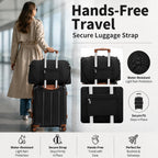 CONCEPTEN C5 Hardside Luggage Set – Black – product detail