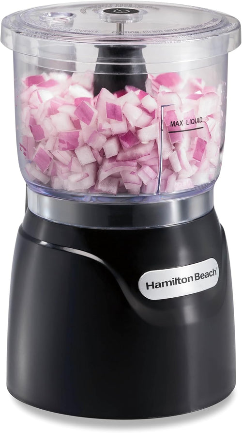 Hamilton Beach Stack-and-Press Food Chopper, 3 Cup