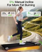AKLUER 480L-A Under-Desk Walking Treadmill – Light Black – product detail