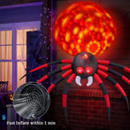 FunFanso CQUS-48 6-Foot Halloween Spider Inflatable – 6FT Spider, Colorful – 6FT Spider / Colorful – product detail