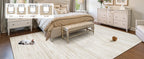 Zomfy Printed Area Rug, Beige, 8 x 10 ft