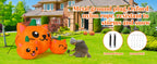 COMIN 69264 5-Foot Halloween Pumpkin & Cat Inflatable – Green, Orange – product detail