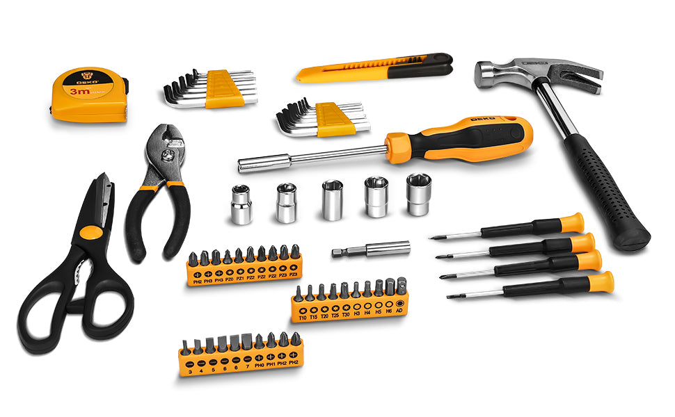 DEKOPRO DKMT62 62-Piece Household Hand Tool Kit – product detail