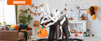 COMIN CO-69429 6.5-Foot Halloween Skeleton Dinosaur Inflatable – Black – product detail