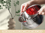 Umite Chef Mixing Bowls and Kitchen Tools, Khaki, 26 Pieces