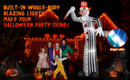 zukakii QM-WS-018 12-Foot Halloween Clown Inflatable – white – product detail