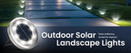 SOLPEX Solar Ground Lights, Cool White, 10-Pack