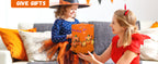 COMIN 69264 5-Foot Halloween Pumpkin & Cat Inflatable – Green, Orange – product detail