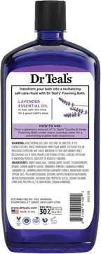 Dr Teal's Lavender Foaming Bath, 34 fl oz, 2-Pack