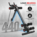 RELIFESPORTS Foldable Ab Machine with LCD Monitor and Resistance Bands - detail 7