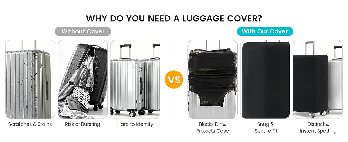 TRAVELKIN more than travel XL Luggage Cover – XL, Black – Black / XL – product detail