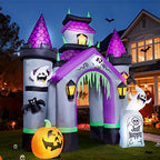 ZPISF Halloween Castle 12 ft 12-Foot Halloween Castle Archway Inflatable – Multicolor – product detail