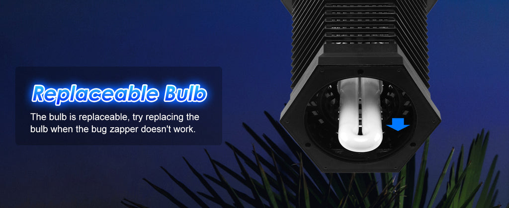 GOOTOP Plug-In Electric Bug Zapper, Black