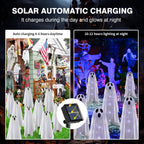 Betrihyes BTBGCW01 6-Pack Solar Halloween Ghost Path Lights – Cold White – product detail