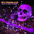 Joomer 2-Pack 240-LED Halloween Solar String Lights – 2*120LED, Orange+Purple – Orange+Purple / 2*120LED – product detail