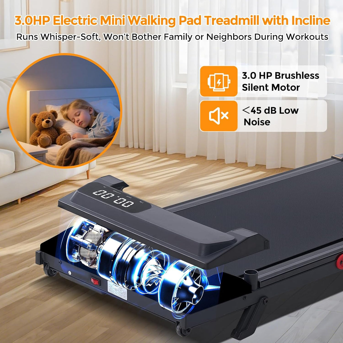 Kassadin V800 Walking Treadmill – BLACK-A1 – product detail