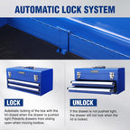 WORKPRO RM 18-Inch 2-Drawer Metal Tool Box – 18 Inch, Blue – Blue / 18 Inch – product detail