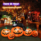 FunFanso HL18115-150 5-Foot Halloween Pumpkin & Black Cat Inflatable – 5FT Pumpkins, Orange, Black – 5FT Pumpkins / Orange, Black – product detail