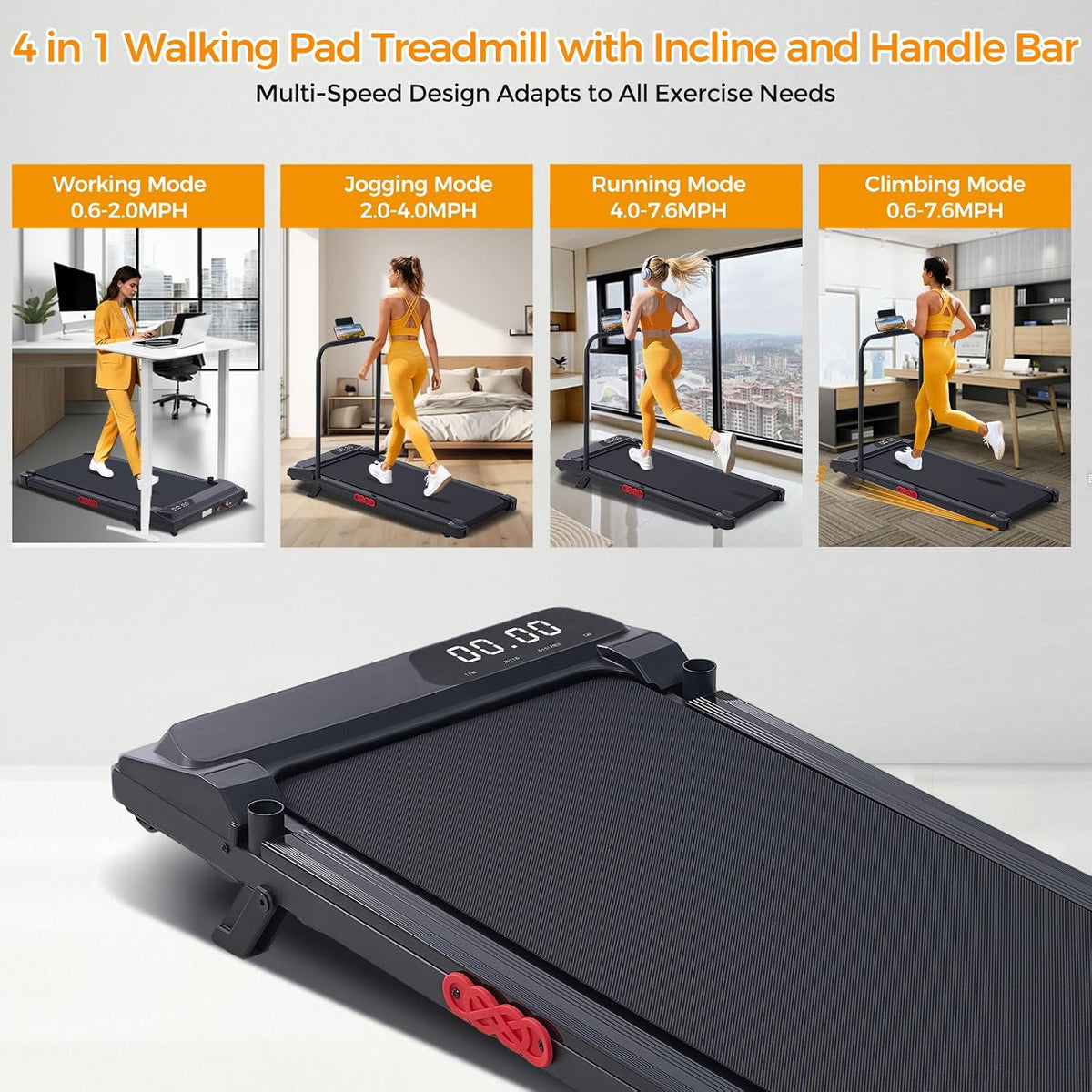 Kassadin V800 Walking Treadmill – BLACK-A1 – product detail