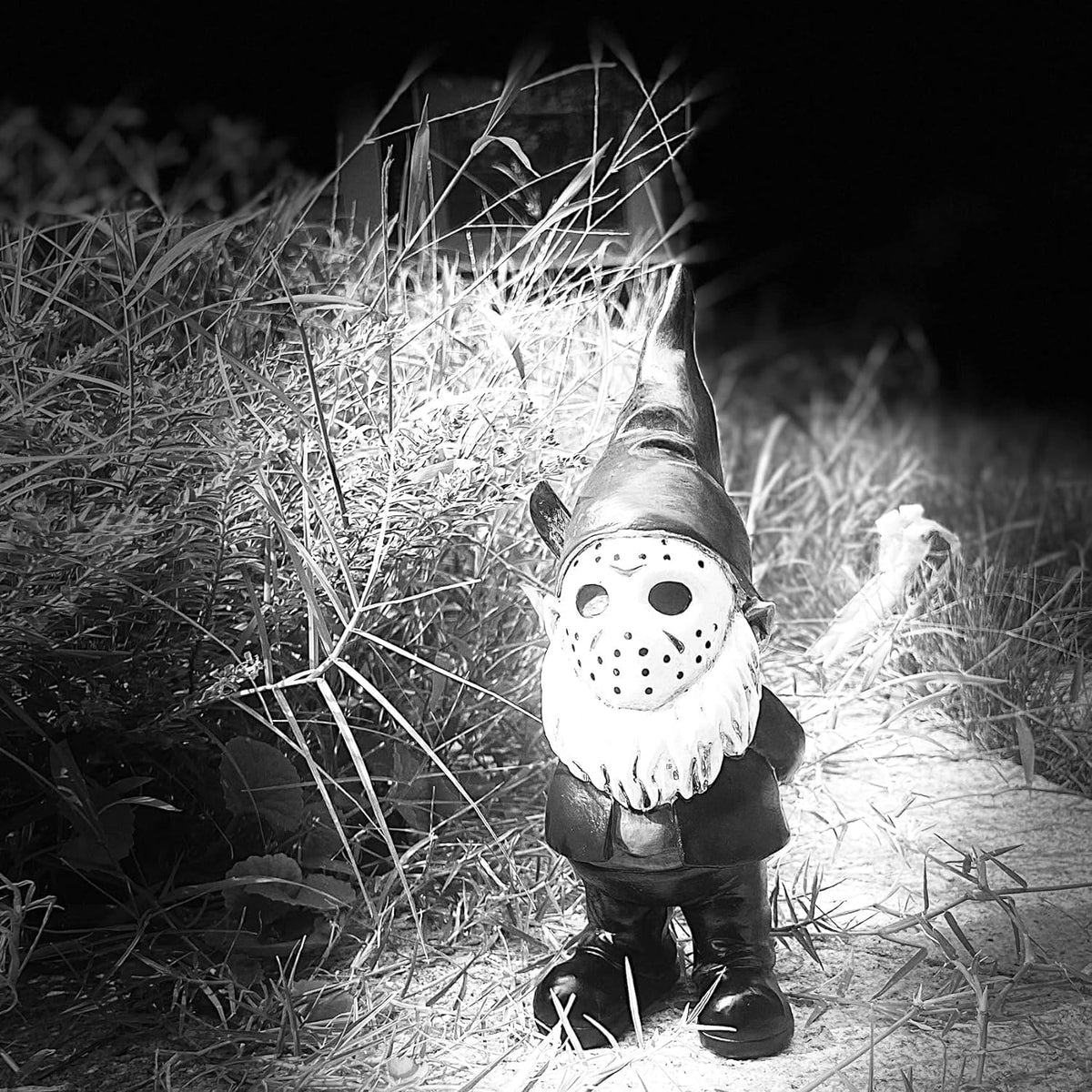 SPINNDO w-01-red Halloween Horror Garden Gnome Statue – Red – Red / 5 inches – product detail
